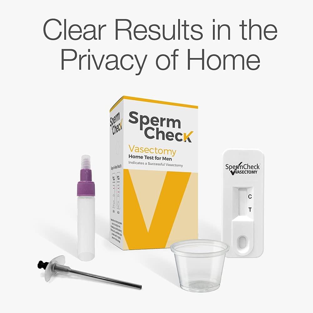 Spermcheck Vasectomy Home Test Kit FSA HSA Eligible
