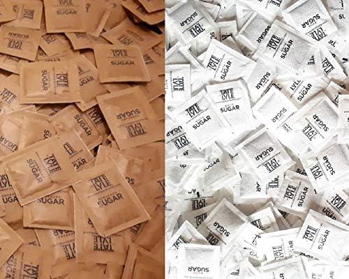 Individually Wrapped White Sugar Sachets – Pure Cane, Ethically Sourced, Pack Of 40 For Home, Office & Travel
