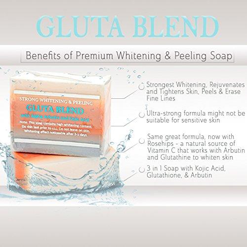 Premium Whitening Soap with Glutathione Arbutin & Kojic Acid - Maximum  Peeling for Radiant Skin | International Shipping Available | Buy Now with  Express International Delivery | GoSupps.com