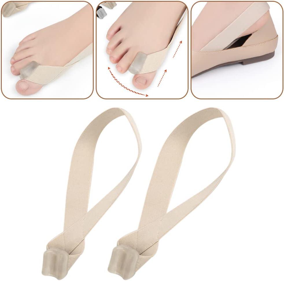 2Pcs Bunion Wraps Big Toe Separators Brace Hallux Valgus Bunion Splints