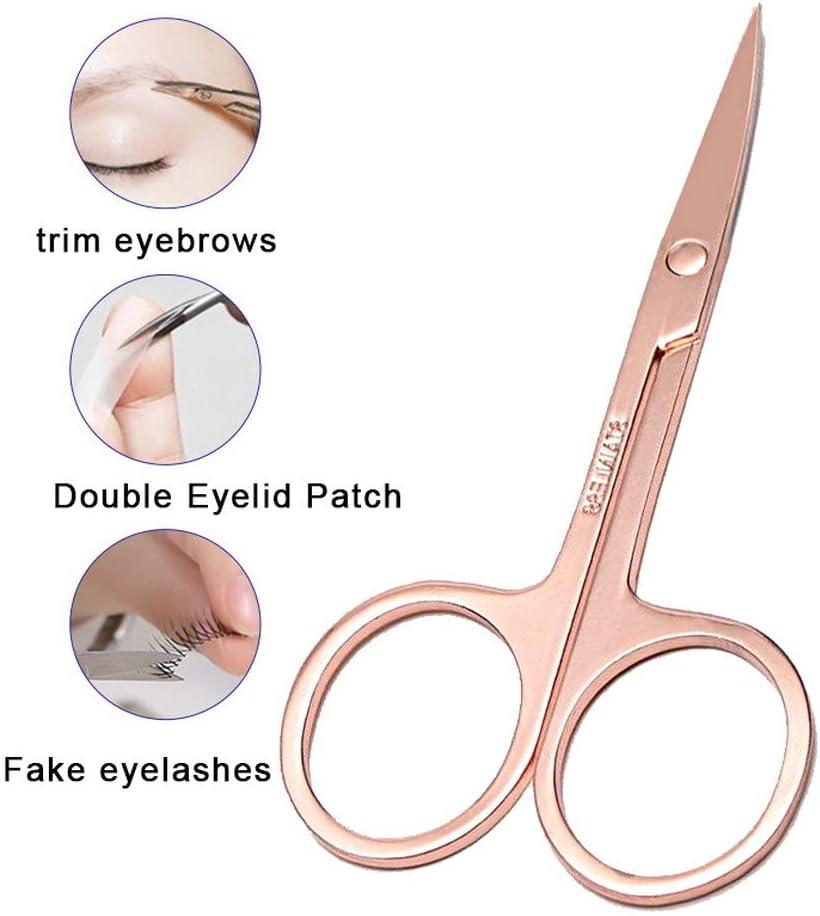 Eyebrow Scissors,Small Lash Scissors for Women, Stainless Steel