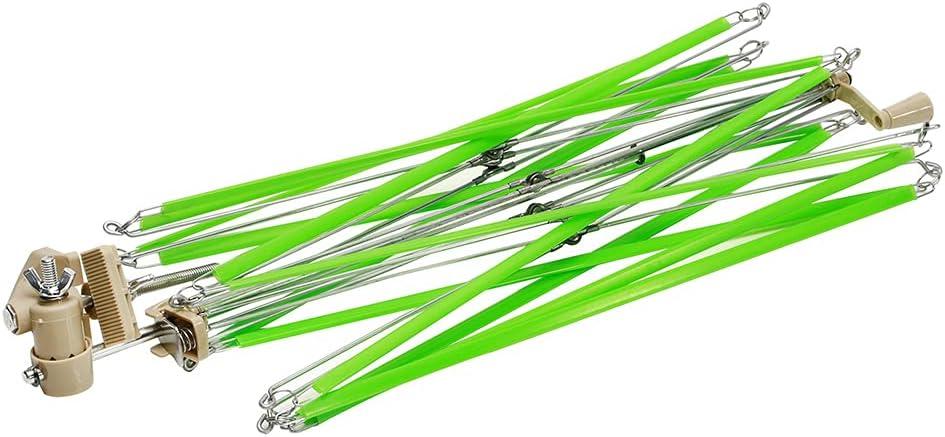 CKB Ltd Arcolaio A Ombrello In Plastica E Metallo Verde - Avvolgitore Per Matasse Di Lana E Filati