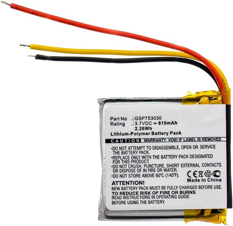 Vhbw Batteria Sostituisce JBL GSP683331 Per Auricolari Cuffie