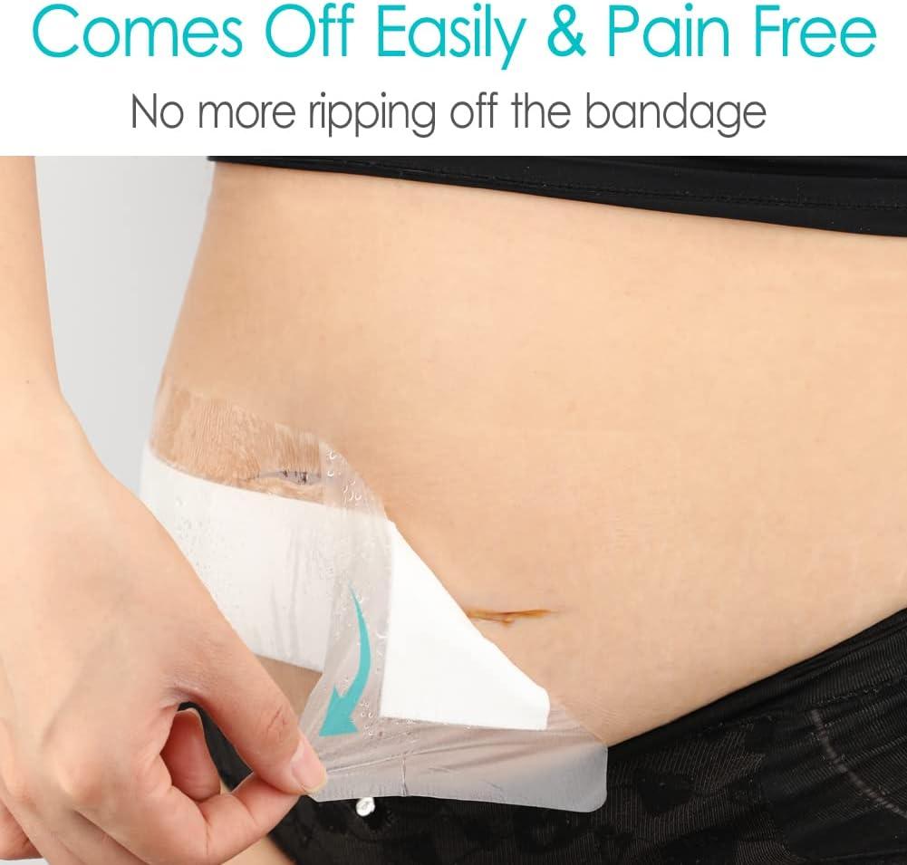 14 Pcs Waterproof Shower Protector Bandage for Knee & Hip Surgery Recovery  - 4x10 Inch Adhesive Wound Covers | Buy Now with Express International  Delivery | GoSupps.com