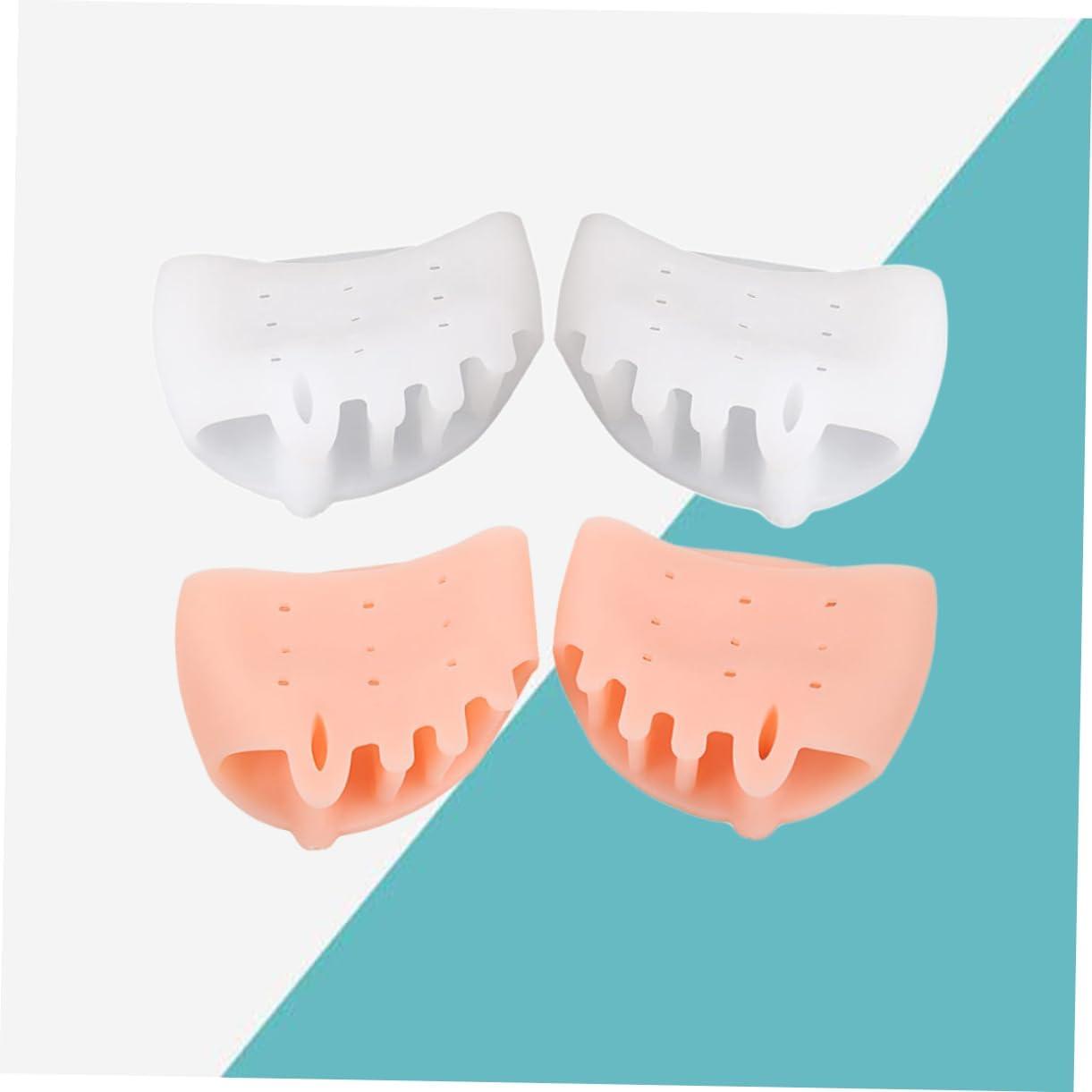 Toe Separators 2 Pairs Straightener Separators Gel Stretcher Cot