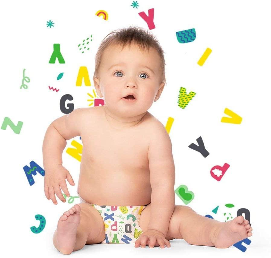 Hello Bello Diapers, Newborn, 35 Count, Alphabet Soup Design