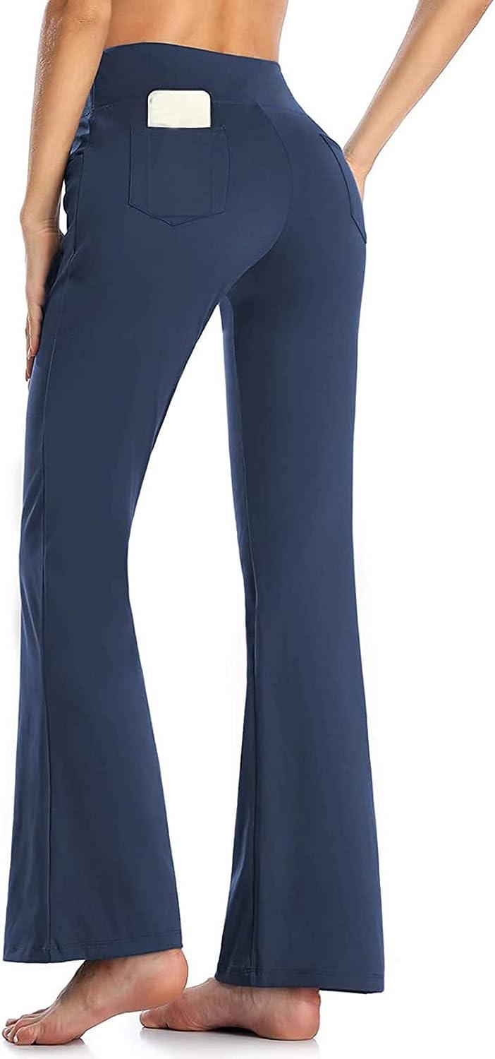 COJCOIHN Buttery Soft Women's Bootcut Yoga Pants with 4 Pockets