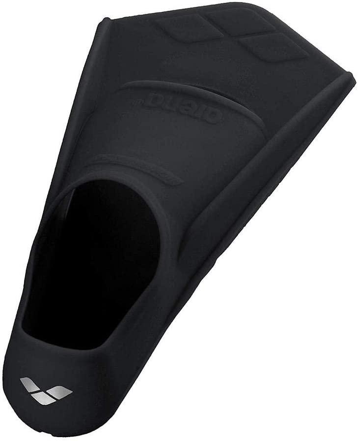 Arena Powerfin Training Fins 67 Black Silver