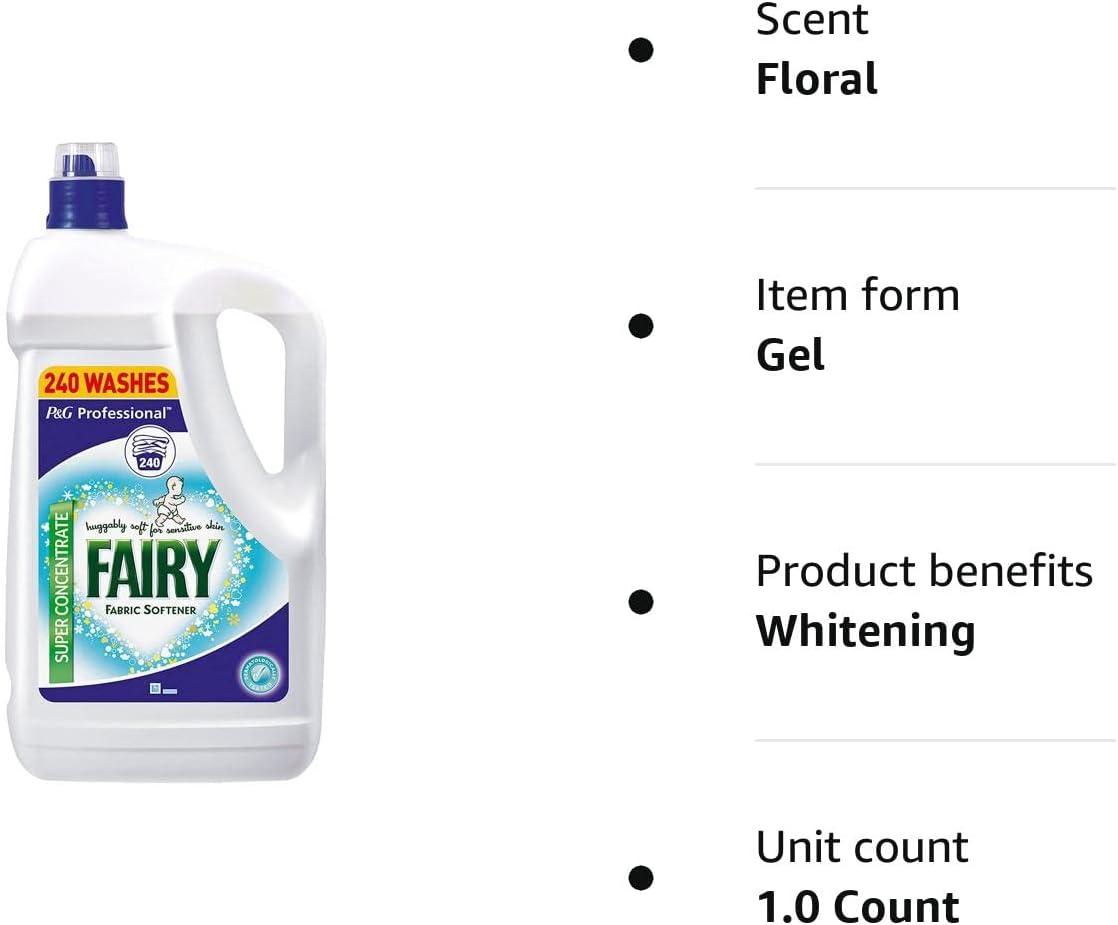 Fairy Super Concentrate Fabric Softener Conditioner 4.8L (240 Wash) 4.8 l (Pack of 1)