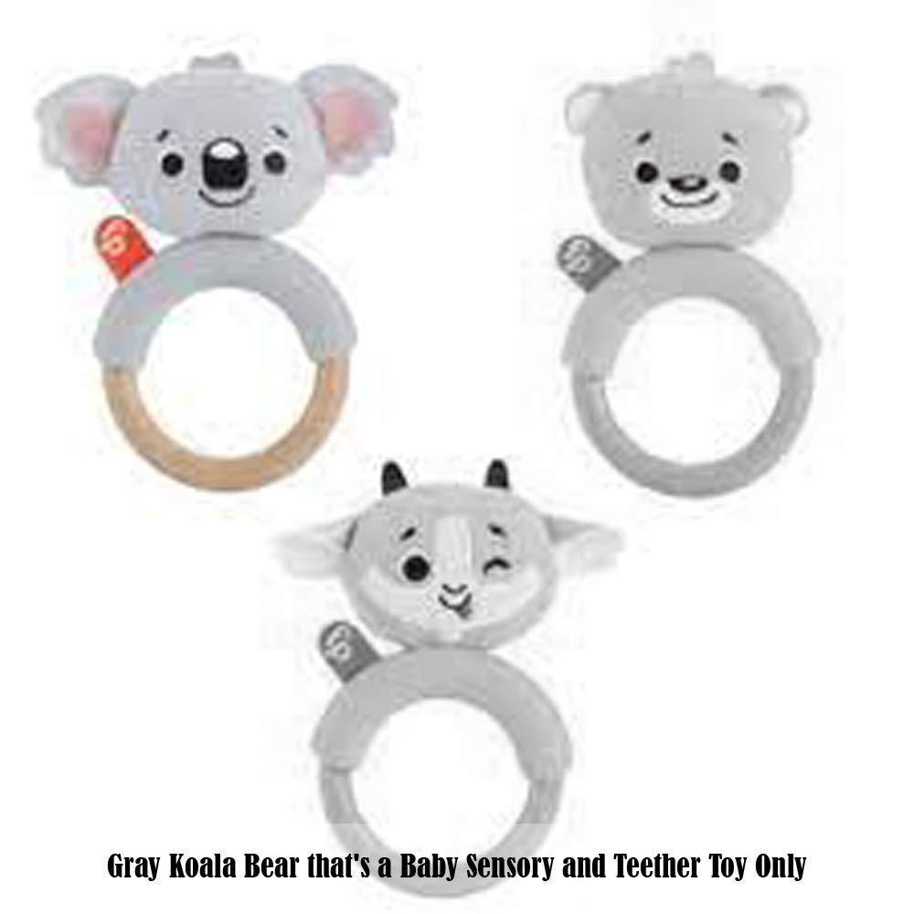 Fisher-Price Knit Animal Teether - Gray Koala Bear That's a Baby