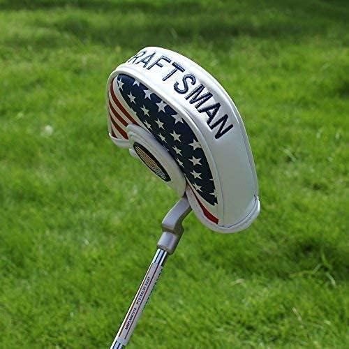 CRAFTSMAN GOLF USA America Mallet Putter Cover Headcover for Scotty Cameron Odyssey For Heel