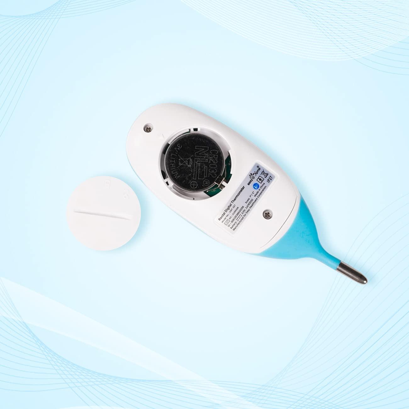 Baby Rectal Thermometer with Fever Indicator EasyHome Perfect Newborn and Infant Digital