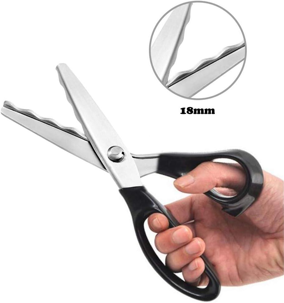 Scissors For Fabric Cutting Zigzag Scissors With Serrated Cutting