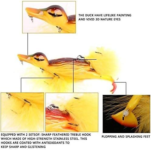3D Duck Topwater Fishing Bait - Floating Yellow Duckling 12cm 28g Hard Lure for International Fishing Adventures | Buy Now with Express International Delivery | GoSupps.com 3D Duck Topwater Fishing Bait - Floating Yellow Duckling 12cm 28g Hard Lure for International Fishing Adventures | Buy Now with Express International Delivery | GoSupps.com