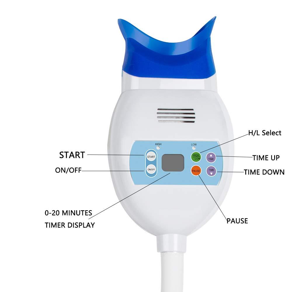 Pevor Power Dental Teeth Whitening Light Cold LED Lamp for Bleaching