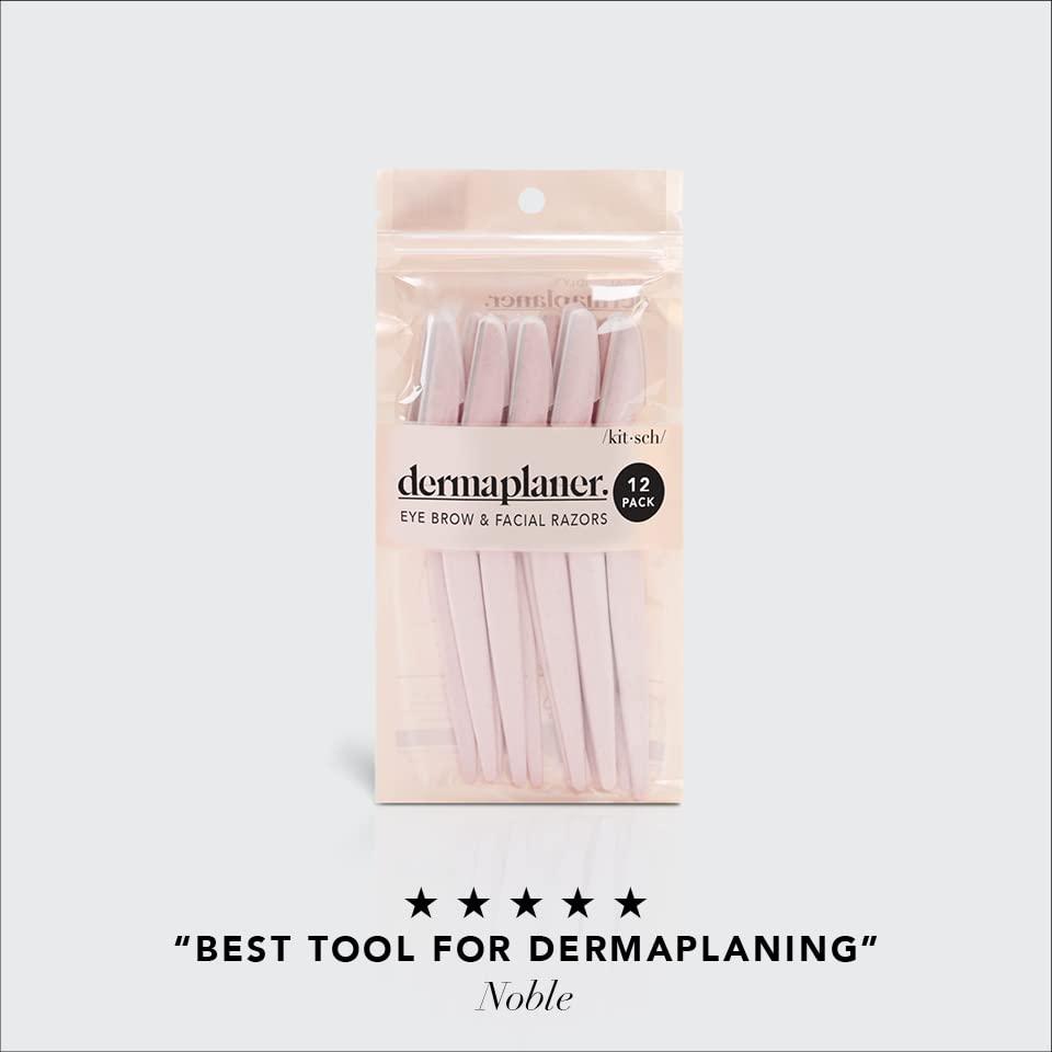 Kitsch Dermaplaning Tool Set Facial Hair Removal for Women, Face