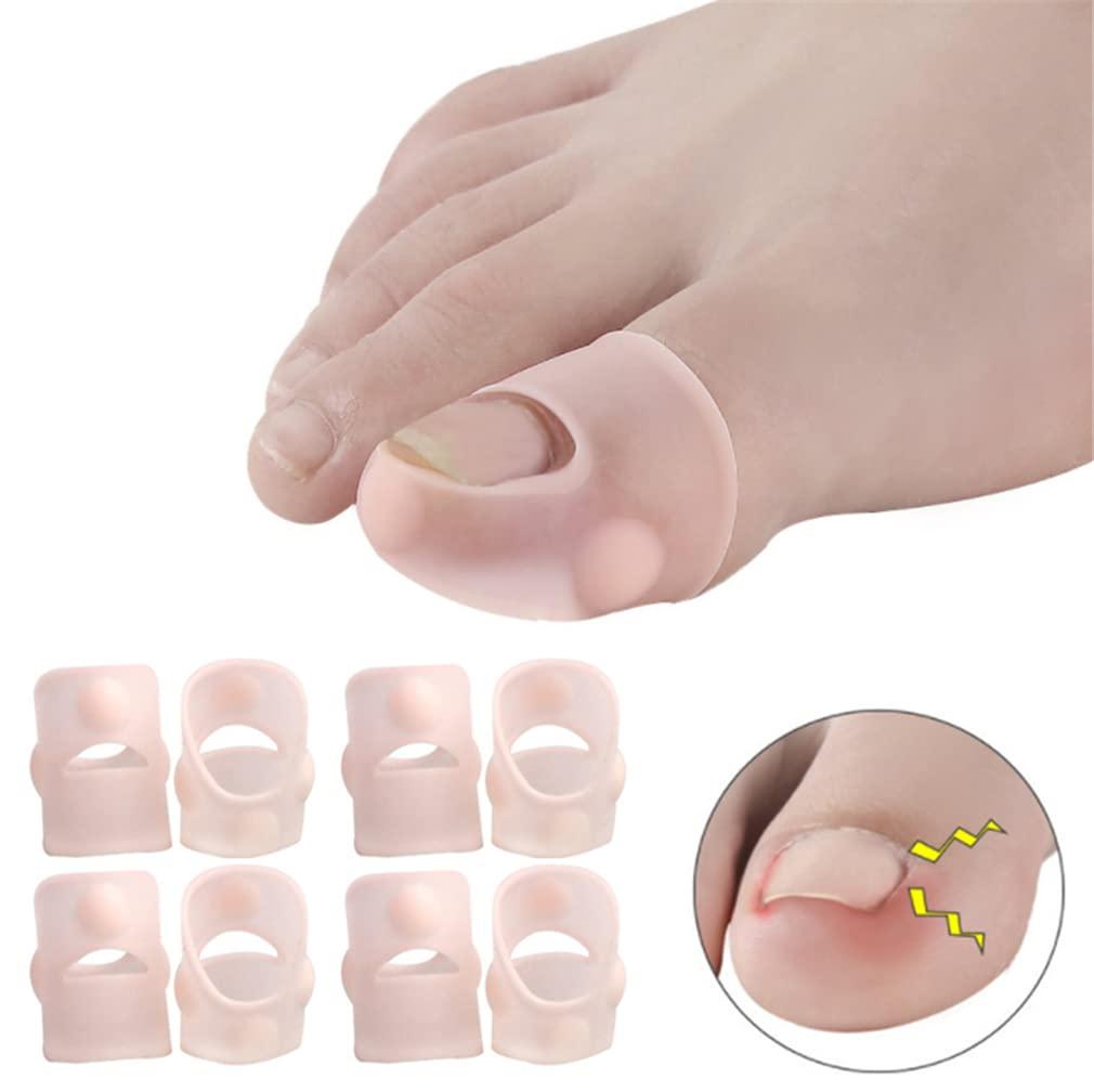 Toe Protectors 4 Pair Silicone Breathable Elastic Toe Covers Sleeves