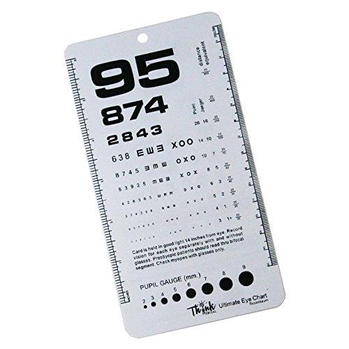 Ultimate Pocket Eye Chart Rosenbaum/Snellen for Optimal Vision Testing