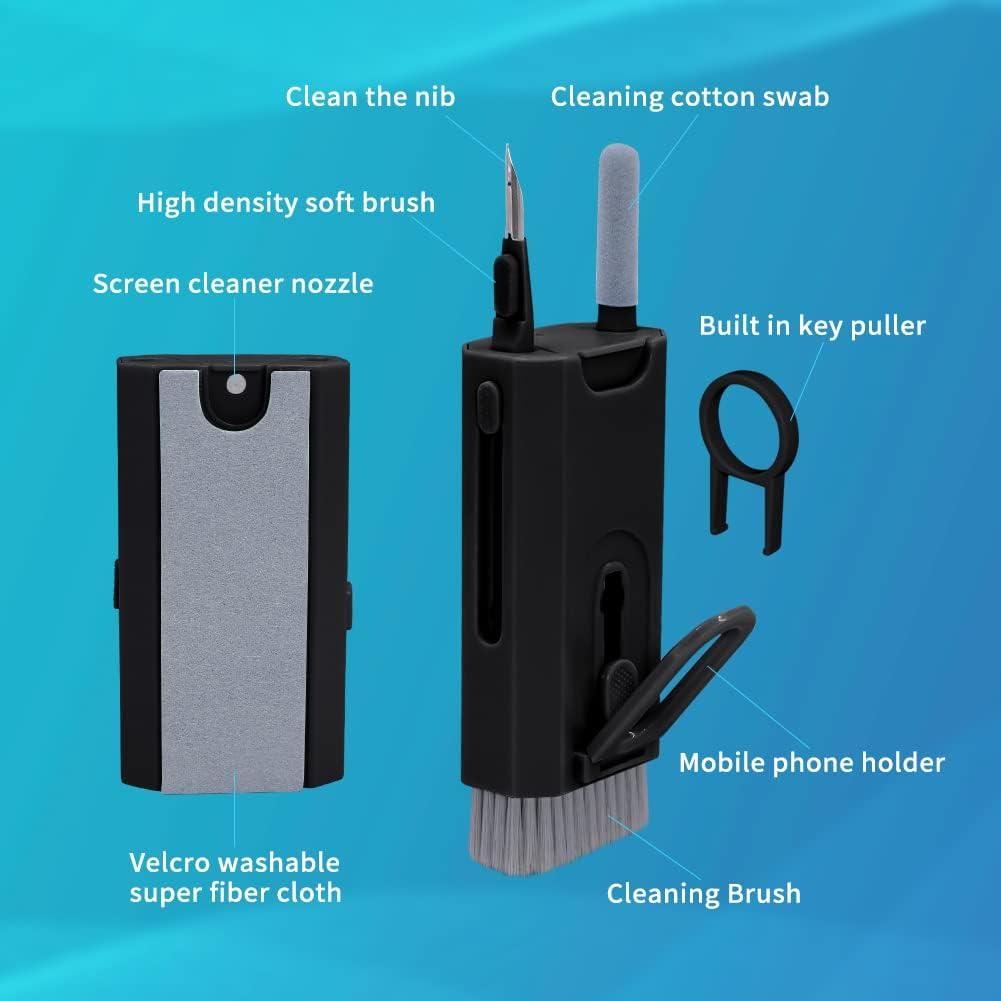 8 In 1 Multifunctional Bluetooh Earphone Cleaning Kit for Airpod Pro 3 2 1  Camera Tablet Screen Cleaner Brush Tools Phone Holder