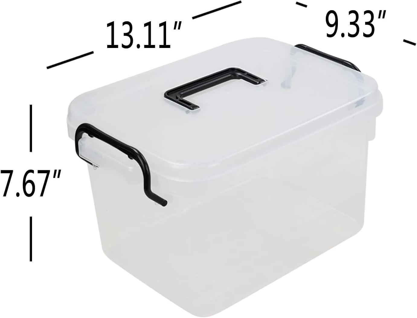 Sandmovie 2 Layers Plastic Storage Bin Family First Aid Box 1 Packs