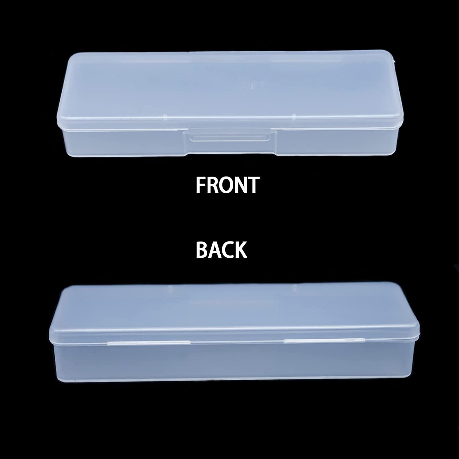 Nail Art Tool Box Manicures Tool Storage Box Plastic Transparent
