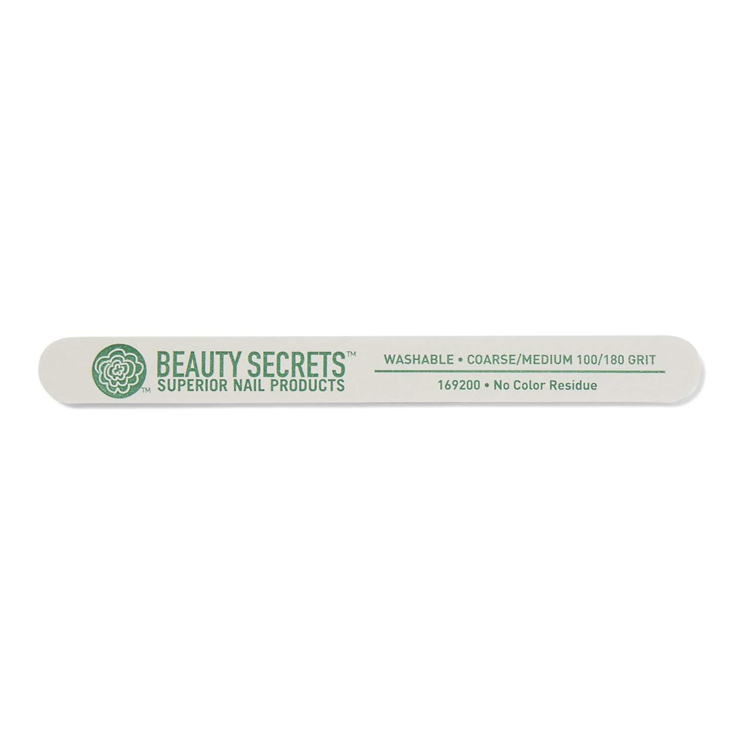 Beauty Secrets White Cushion Nail File – Diane Beauty Supply USA