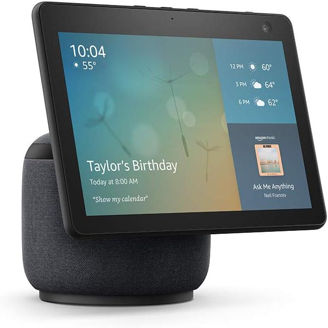 Echo Show 10 (3rd Gen) | HD smart display with motion and Alexa