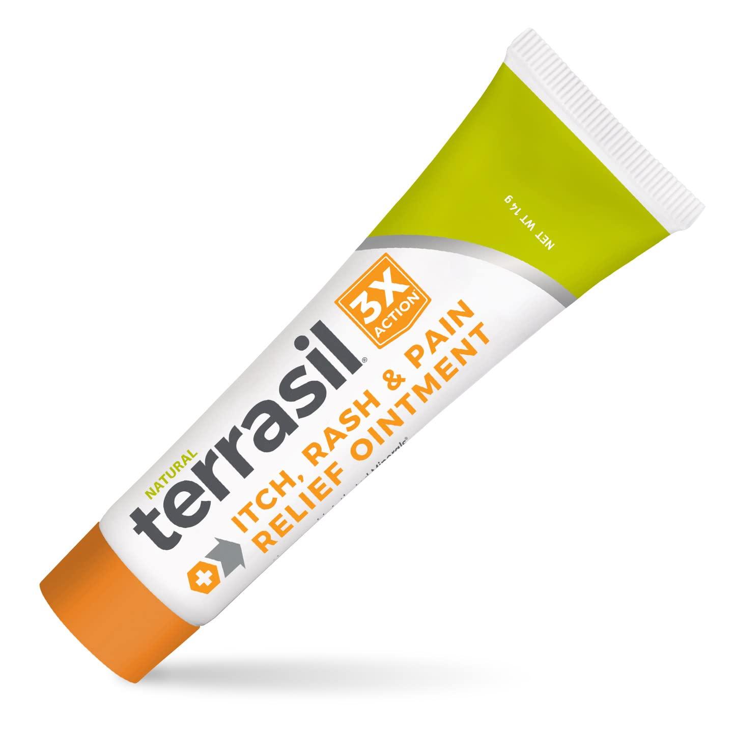 Terrasil Itch and Rash Ointment 14gm Natural Relief for Grover's