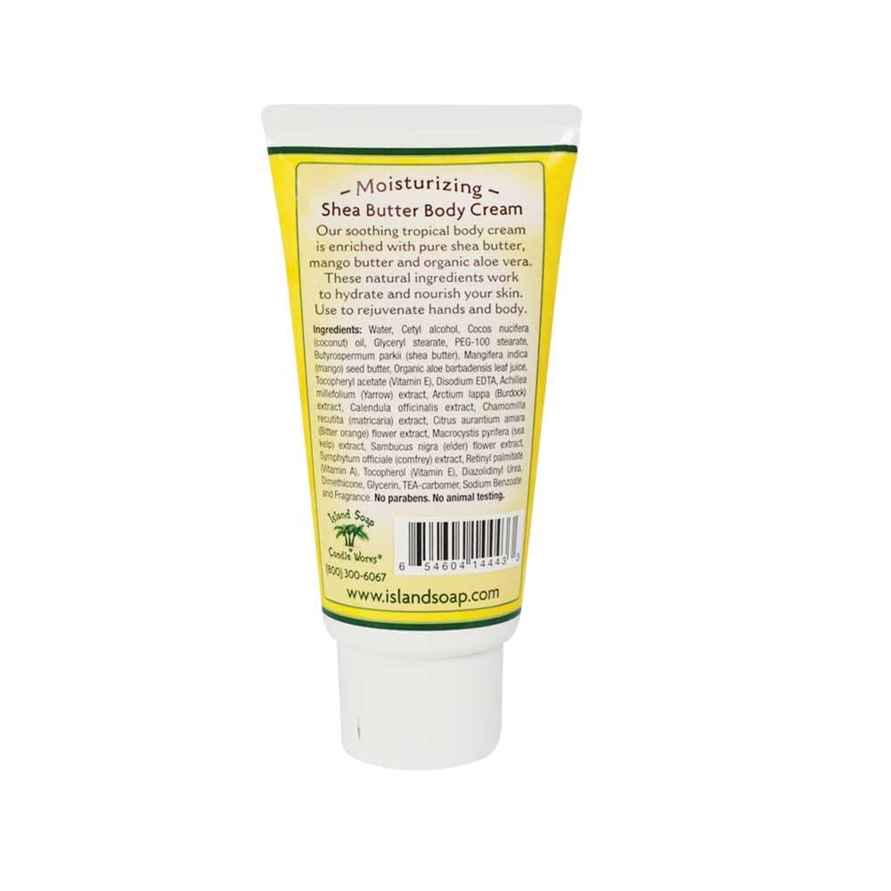Island Soap and Candle Works Shea Butter Body Cream for Men and Women