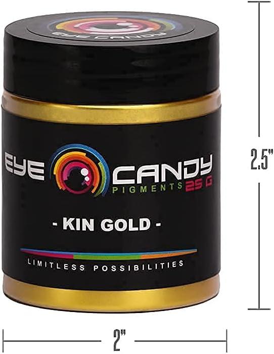 Eye Candy Premium Mica Powder Pigment Kin Gold (25g) Multipurpose DIY Arts  and Crafts Additive
