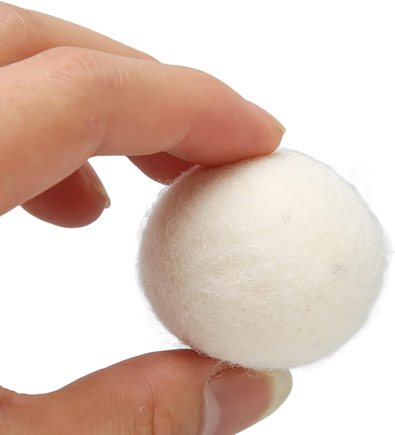 6 Pcs Wool Drying Balls High Density Absorb Moisture Reduce Static
