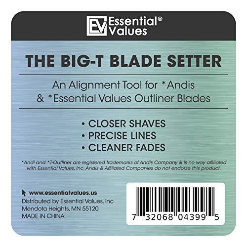 Essential Values Blade Setter 04880 Compatible with Andis Outliner Blades Alignment Tool