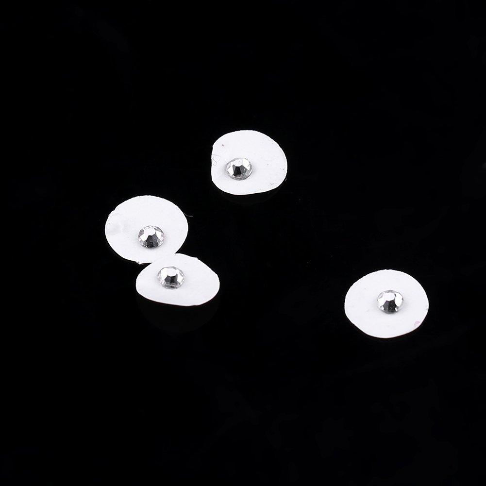 Tooth Gems Kit, 10pcs 2mm DIY Acrylic Tooth Crystal Ornaments Teeth Diamond  Jewelry Decoration Glittering Tooth Gem Kit White with Box for Tooth Decor