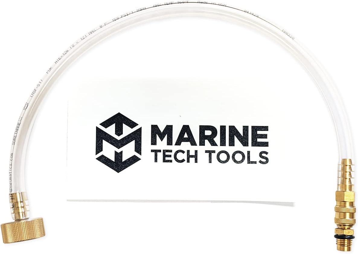 Marine Tech Tools Hydraulic Steering Filler Kit with Swivel Fill Tube
