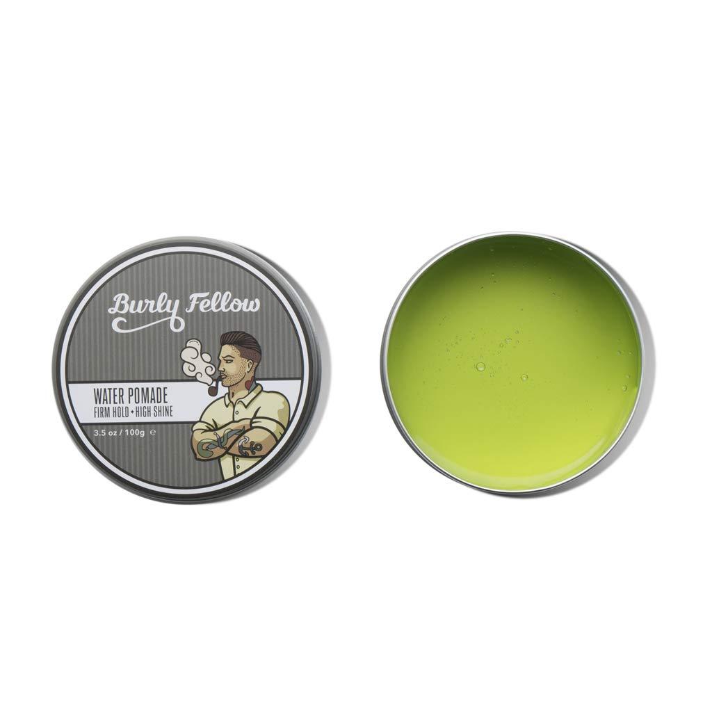 Burly Fellow Water Pomade Firm Hold With A High Shine Finish For Hair
