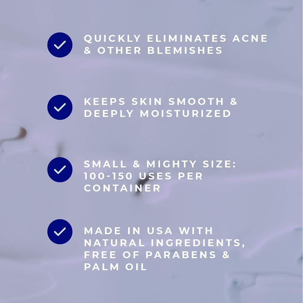 Moisturizing Acne Treatment Cream, Salicylic Acid Face Moisturizer for