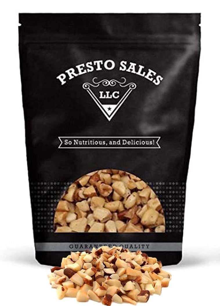 Presto Sales Brazil nuts, "Fresh and Tasty" Raw Broken Brazil Origin 80