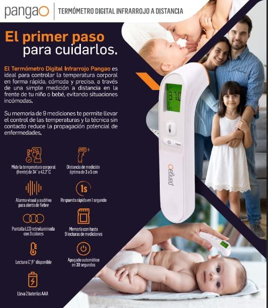 Infrared Digital Thermometer Forehead with Fever Alarm LCD Display and