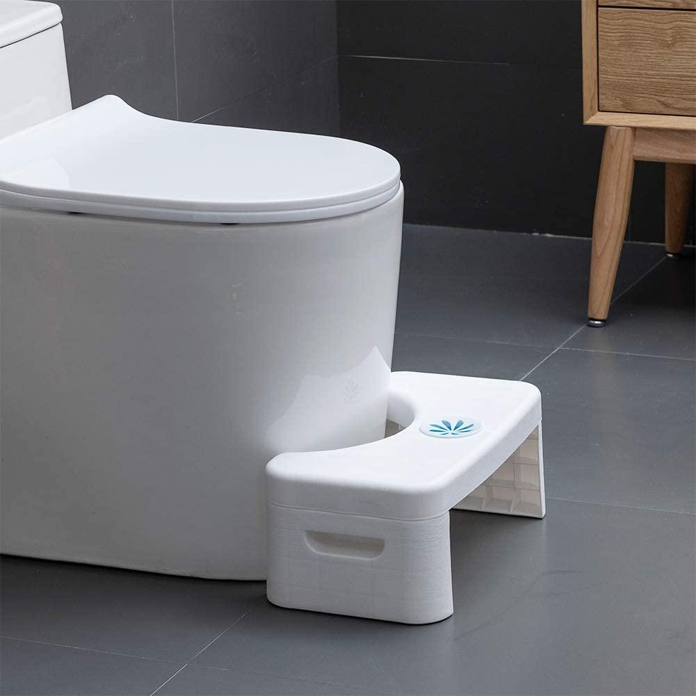 Folding Toilet Stool, Foldable Squatting Stool Poop Stool with