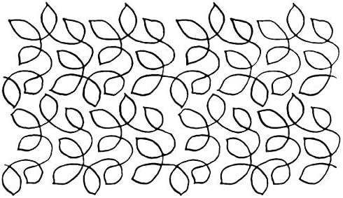 Full Line Stencil - Holly Background Large - Edge to Edge Stencil,  Continuous Line Template for Free Motion Quilting, Domestic Machine  Quilting, Hand