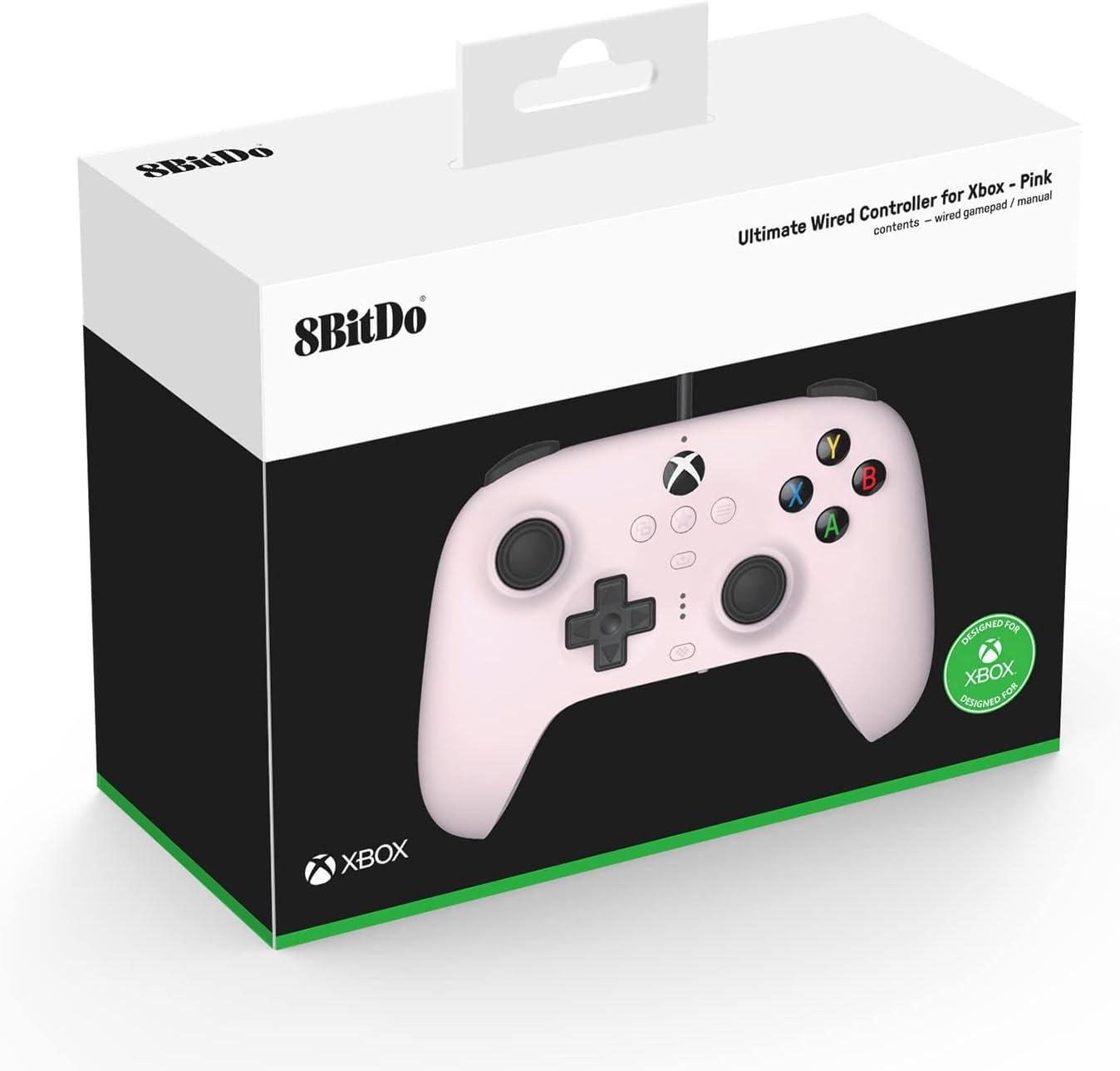 8Bitdo Ultimate Wired Controller for Xbox - Pastel Pink