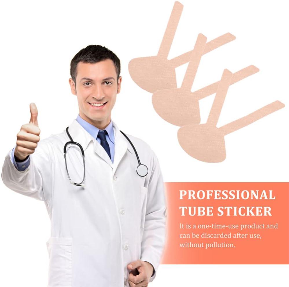 EXCEART 5Pcs Nasal Feeding Tube Adhesive Tape Stomach Tube Fixation