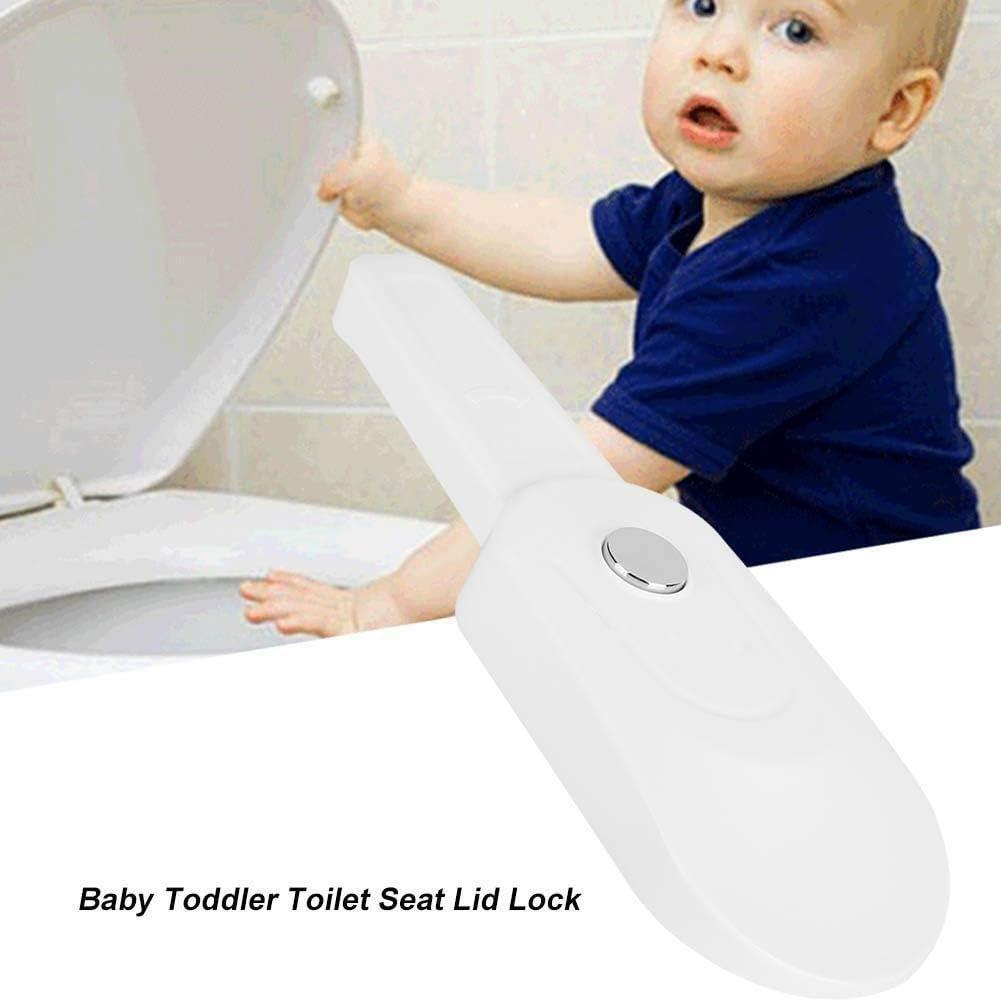 Belissy Baby Toilet Lock Childproof Toilet Seat Lid Lock for Home Safety