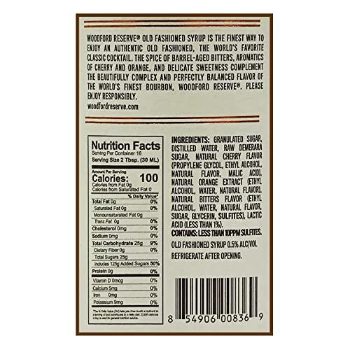 Woodford Reserve OldFashioned Syrup Premium Cocktail Mix for