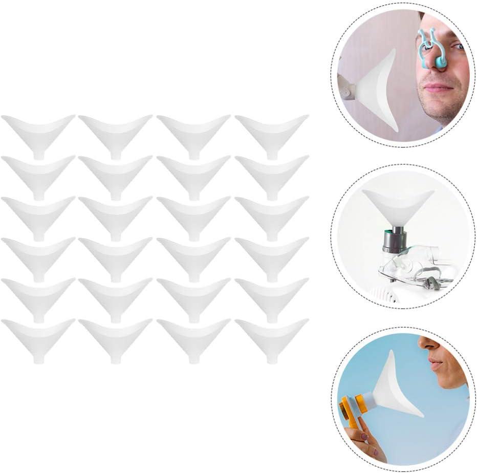 Baluue 200pcs 8.1mm Disposable Spirometer Mouthpiece Breathalyzer