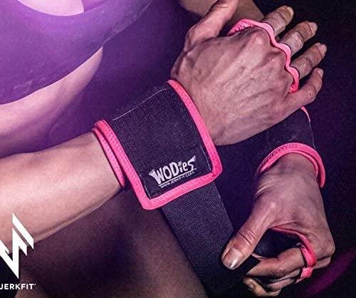 JerkFit Fly Grips - Guanti Presa Per Cross Training, Pull Up E Sollevamento Pesi - Morbidi, Antivesciche, Vegani