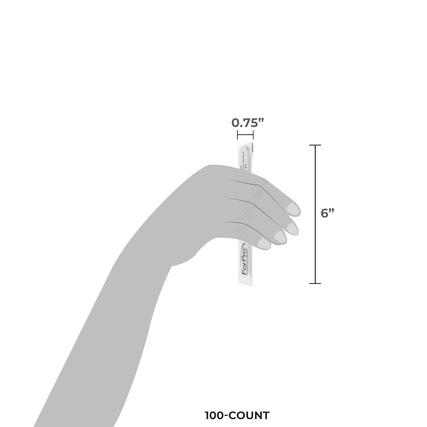 ForPro OFiles Foam Board DoubleSided Manicure Nail File 100/180 Grit