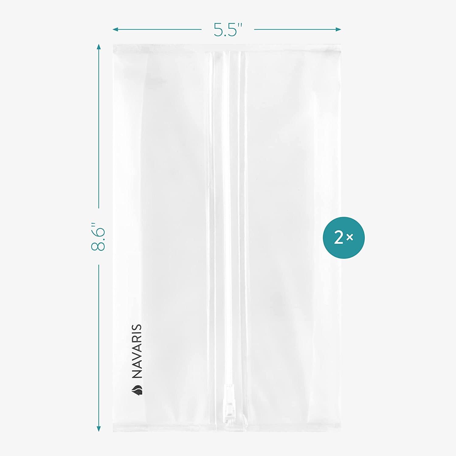 Navaris Wet Wipes Dispenser Set of 2 Baby Wipe Travel Refillable