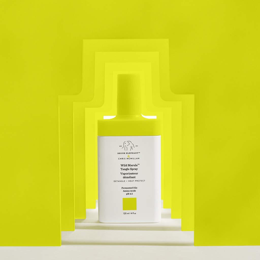 Drunk Elephant Wild Marula Tangle Spray. Weightless and HeatProtectant