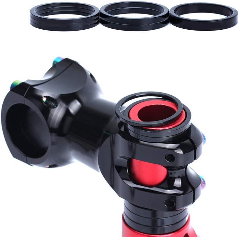Dioche Bike Headset Spacer 4Pcs Aluminum Alloy Headset Spacer Se　並行輸入 Dioche Bicycle Headset Spacer, 4 Pieces Aluminium Alloy Headset